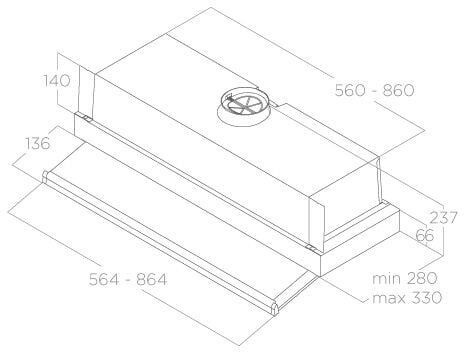 Вытяжка встраиваемая Elica Ciak 2.0 GR/A/60 серый управление: ползунковое (1 мотор) Вытяжка встраиваемая Elica Ciak 2.0 GR/A/60 серый управление: ползунковое (1 мотор)