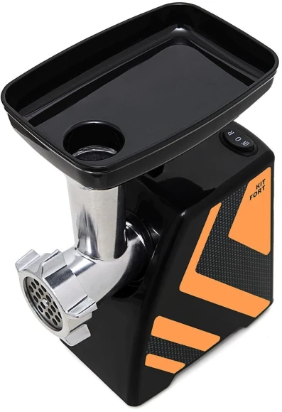 Мясорубка Kitfort КТ-2101-3 1500Вт оранжевый/черный