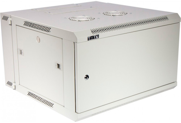 Шкаф коммутационный Lanmaster (TWT-CBW10G-9U-3X3-GY) настенный 9U 312x300мм пер.дв.стекл 30кг серый IP20 Шкаф коммутационный Lanmaster (TWT-CBW10G-9U-3X3-GY) настенный 9U 312x300мм пер.дв.стекл 30кг серый IP20