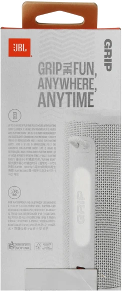 Колонка порт. JBL Grip белый 16W 1.0 BT 2600mAh (без.бат) (JBLGRIPWHT) Колонка порт. JBL Grip белый 16W 1.0 BT 2600mAh (без.бат) (JBLGRIPWHT)