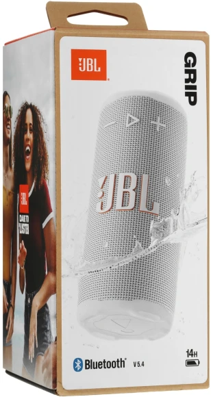 Колонка порт. JBL Grip белый 16W 1.0 BT 2600mAh (без.бат) (JBLGRIPWHT) Колонка порт. JBL Grip белый 16W 1.0 BT 2600mAh (без.бат) (JBLGRIPWHT)