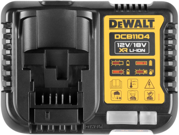Батарея аккумуляторная DeWalt DCB1104P2 18В 5Ач Li-Ion (З/У в компл.) Батарея аккумуляторная DeWalt DCB1104P2 18В 5Ач Li-Ion (З/У в компл.)
