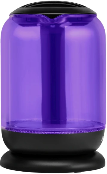 Чайник электрический Hyundai HYK-G5809 1.7л. 2200Вт фиолетовый/черный корпус: стекло