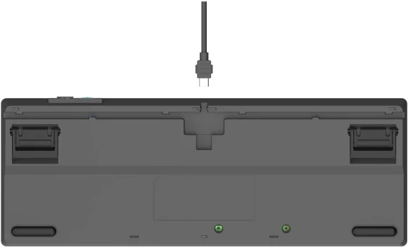 Клавиатура A4Tech Bloody WS87 механическая серый/красный USB беспроводная BT/Radio Multimedia for gamer LED (WS87)