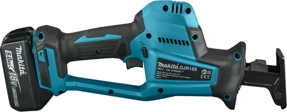 Сабельная пила Makita DJR189RTJ аккум. 3100ход/мин ДА