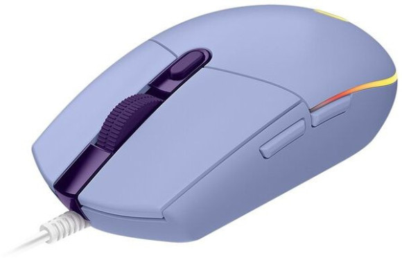Мышь Logitech G102 LightSync сиреневый оптическая 8000dpi USB 6but (910-005857)
