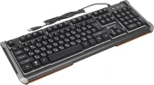Клавиатура Оклик 710G BLACK DEATH черный/оранжевый USB Multimedia for gamer LED (476393)