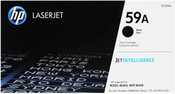 Картридж лазерный HP 59A CF259A черный бар.в компл. (3000стр.) для HP LJ M304/M404/MFP M428