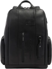 Рюкзак мужской Piquadro Urban CA7164UB00/VEGR хаки/серый натур.кожа Рюкзак мужской Piquadro Urban CA7164UB00/VEGR хаки/серый натур.кожа