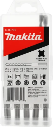 Набор буров Makita D-00795 по бетону (5пред.)