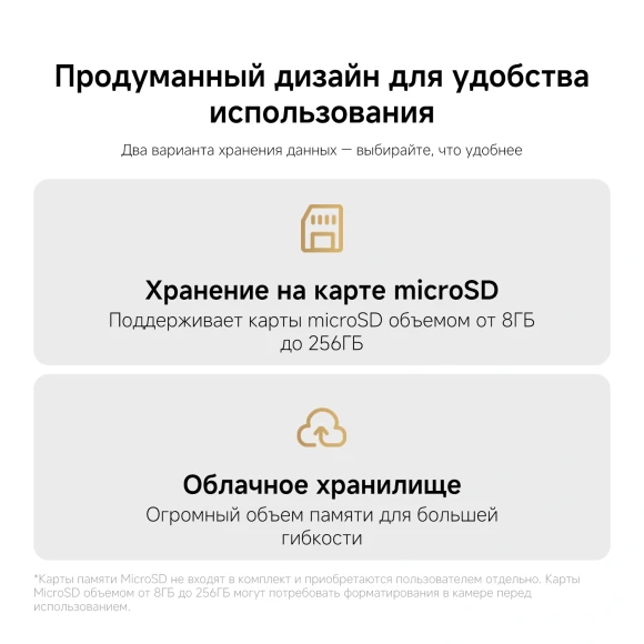 Камера видеонаблюдения IP Xiaomi C201 Wi-Fi 3.3-3.3мм цв. корп.:белый (BHR08NBGL)