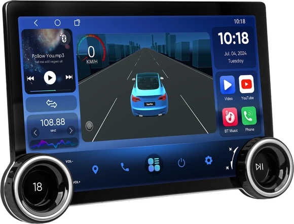 Автомагнитола ACV AD-1101 DSP 2DIN 4x50Вт v5.0 4000Mb DSP Android 13 11.5" WiFi 3G/4G (43272)