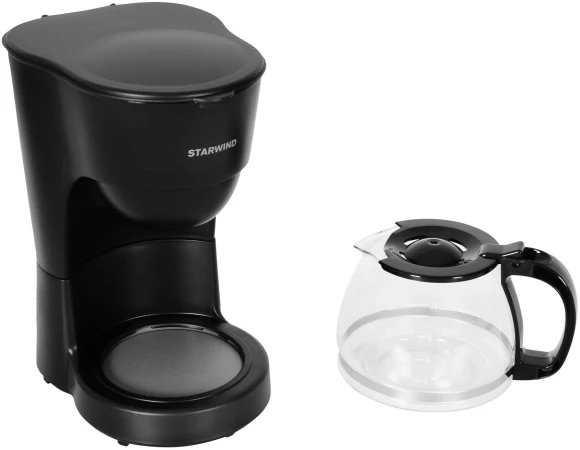 Кофеварка капельная Starwind STD1212 600Вт черный