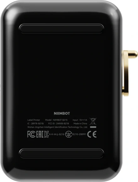 Термопринтер Niimbot B21S (1746727) 203dpi 60мм/с/USB/BT для печ.этик. черный Термопринтер Niimbot B21S (1746727) 203dpi 60мм/с/USB/BT для печ.этик. черный