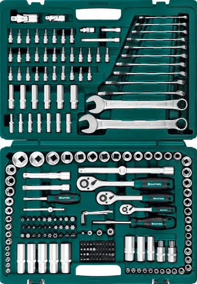 Набор инструментов Kraftool X-Drive 216 216 предметов (жесткий кейс)