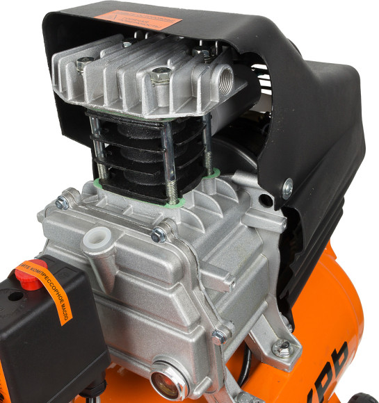 Компрессор поршневой Вихрь КМП-230/24 масляный 230л/мин 24л 1600Вт оранжевый/черный