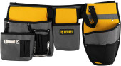 Сумка для инструментов Denzel 90293 26л 20карм. черный/желтый
