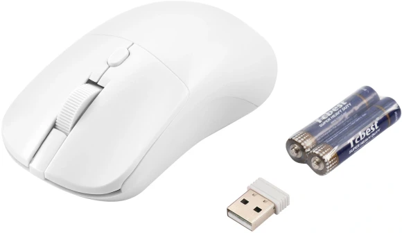 Мышь Acer OMR501 белый оптическая 1600dpi silent беспров. USB 4but (ZL.MCE11.018)