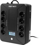 Источник бесперебойного питания Smartwatt Safe Pro LCD 480Вт 800ВА черный
