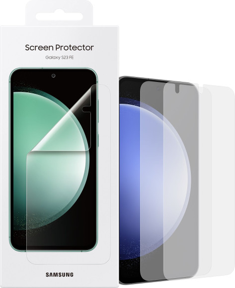Защитная пленка для экрана Samsung прозрачный для Samsung Galaxy S23 FE прозрачная 2шт. (EF-US711CTEGRU) Защитная пленка для экрана Samsung прозрачный для Samsung Galaxy S23 FE прозрачная 2шт. (EF-US711CTEGRU)