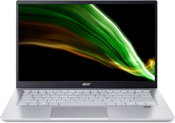 Ноутбук Acer Swift 3 SF314-43 Ryzen 7 5700U 16Gb SSD512Gb AMD Radeon Graphics 14" IPS FHD (1920x1080) без ОС silver WiFi BT Cam (NX.AB1ER.011)