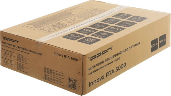 Источник бесперебойного питания Ippon Innova RTA 3000 3000Вт 3000ВА черный