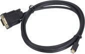 Кабель 1.1v miniDisplayPort (m) VGA (m) 2м черный Кабель 1.1v miniDisplayPort (m) VGA (m) 2м черный
