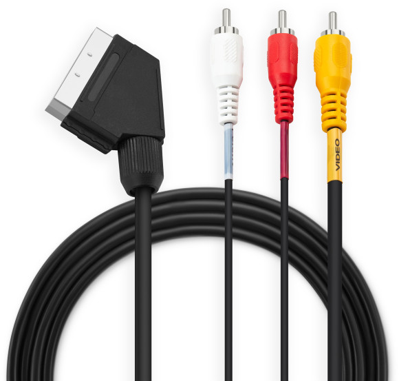 Кабель соединительный аудио-видео Buro SCART (m)/3хRCA (m) 2м. черный (BSC005-2) Кабель соединительный аудио-видео Buro SCART (m)/3хRCA (m) 2м. черный (BSC005-2)