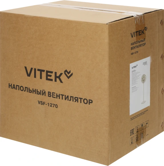 Вентилятор напольный Vitek VSF-1270 40Вт скоростей:3 бежевый Вентилятор напольный Vitek VSF-1270 40Вт скоростей:3 бежевый