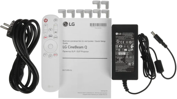 Проектор LG CineBeam Q DLP 500Lm ANSI (3840x2160) 450000:1 ресурс лампы:20000часов 1xHDMI 1.49кг