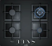 Газовая варочная поверхность Bosch PNK6B6P40R черный