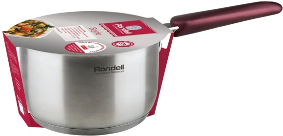 Ковш Rondell Bojole RDS-735 1.7л. d=16см (с крышкой) стальной Ковш Rondell Bojole RDS-735 1.7л. d=16см (с крышкой) стальной