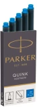 Картридж Parker Quink Z11 (1950383) синие чернила смывающиеся для ручек перьевых (5шт) Картридж Parker Quink Z11 (1950383) синие чернила смывающиеся для ручек перьевых (5шт)
