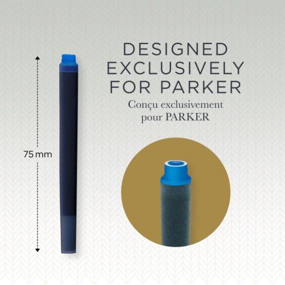 Картридж Parker Quink Z11 (1950383) синие чернила смывающиеся для ручек перьевых (5шт) Картридж Parker Quink Z11 (1950383) синие чернила смывающиеся для ручек перьевых (5шт)
