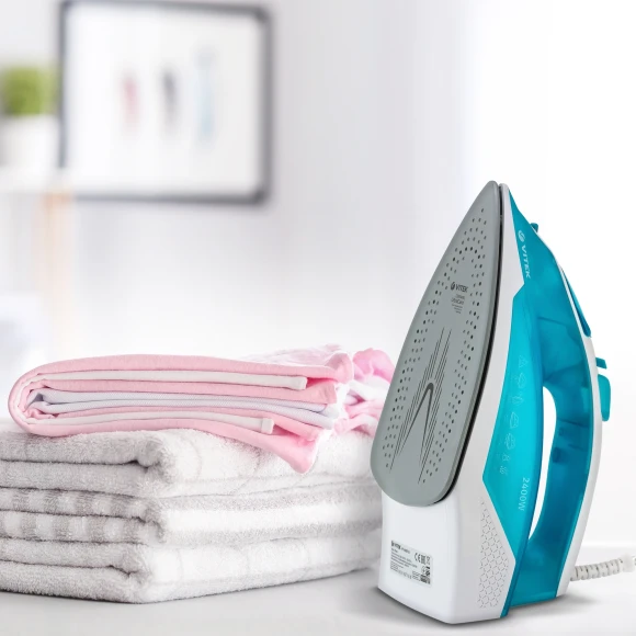 Утюг Vitek VT-8307 2400Вт синий/белый