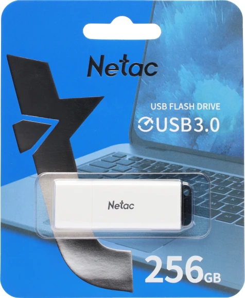 Флеш Диск Netac 256Gb U185 NT03U185N-256G-30WH USB3.0 белый Флеш Диск Netac 256Gb U185 NT03U185N-256G-30WH USB3.0 белый