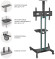 Подставка для телевизора Onkron TS1551 черный 40"-70" макс.60.5кг напольный мобильный Подставка для телевизора Onkron TS1551 черный 40"-70" макс.60.5кг напольный мобильный