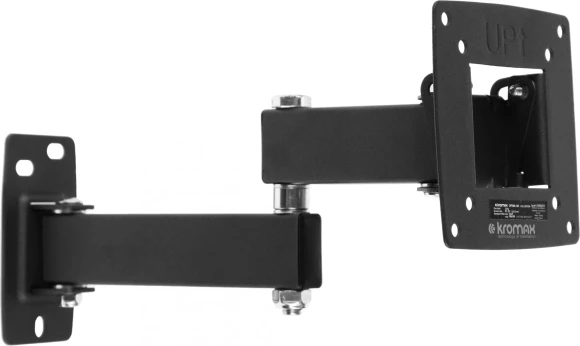 Кронштейн для телевизора Kromax OPTIMA-104 черный 10"-28" макс.25кг настенный поворотно-выдвижной и наклонный Кронштейн для телевизора Kromax OPTIMA-104 черный 10"-28" макс.25кг настенный поворотно-выдвижной и наклонный