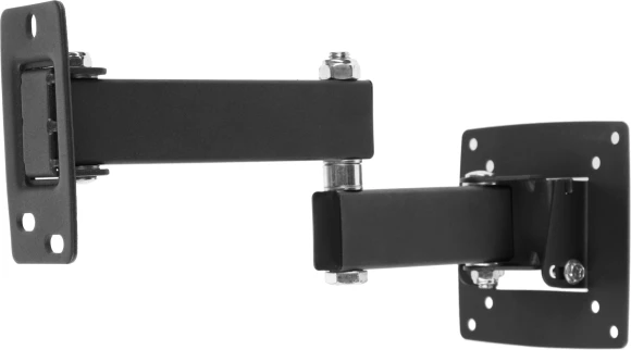 Кронштейн для телевизора Kromax OPTIMA-104 черный 10"-28" макс.25кг настенный поворотно-выдвижной и наклонный Кронштейн для телевизора Kromax OPTIMA-104 черный 10"-28" макс.25кг настенный поворотно-выдвижной и наклонный