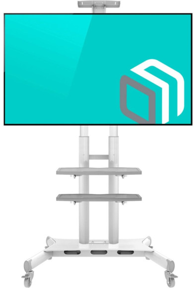 Подставка для телевизора Onkron TS1881 белый 50"-86" макс.90.9кг напольный мобильный Подставка для телевизора Onkron TS1881 белый 50"-86" макс.90.9кг напольный мобильный