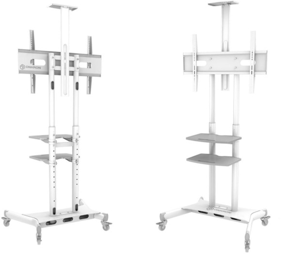 Подставка для телевизора Onkron TS1881 белый 50"-86" макс.90.9кг напольный мобильный Подставка для телевизора Onkron TS1881 белый 50"-86" макс.90.9кг напольный мобильный