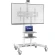 Подставка для телевизора Onkron TS1881 белый 50"-86" макс.105.9кг напольный мобильный