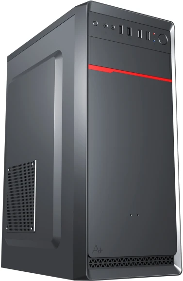 Корпус Digma DCC-MN306 черный без БП mATX 1x80mm 1x92mm 2x120mm 2xUSB2.0 1xUSB3.0 audio