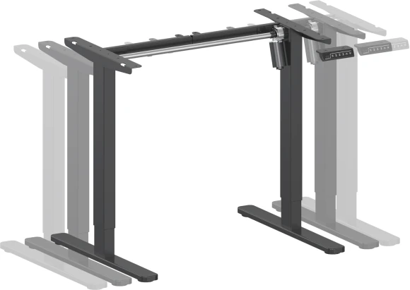 Подстолье Cactus CS-EDF-BK электропривод каркас черный 140x72x60см