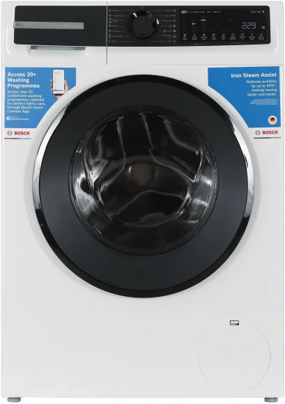 Стиральная машина Bosch WGK244Z0ME пан.англ. загр.фронтальная макс.:9кг белый Стиральная машина Bosch WGK244Z0ME пан.англ. загр.фронтальная макс.:9кг белый