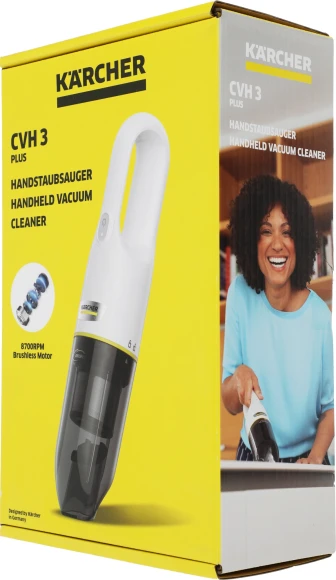Пылесос ручной Karcher CVH 3 Plus 70Вт белый/черный Пылесос ручной Karcher CVH 3 Plus 70Вт белый/черный