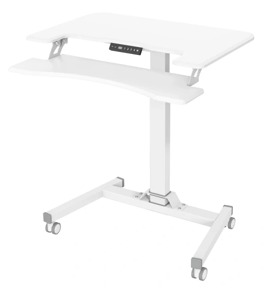 Стол для ноутбука Cactus CS-FDE103WWT электропривод столешница МДФ белый каркас белый 91.5x56x123см Стол для ноутбука Cactus CS-FDE103WWT электропривод столешница МДФ белый каркас белый 91.5x56x123см