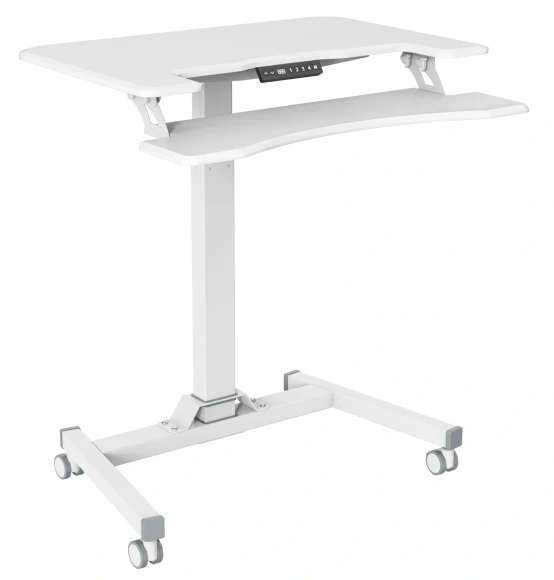 Стол для ноутбука Cactus CS-FDE103WWT электропривод столешница МДФ белый каркас белый 91.5x56x123см Стол для ноутбука Cactus CS-FDE103WWT электропривод столешница МДФ белый каркас белый 91.5x56x123см