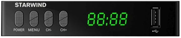 Ресивер DVB-T2 Starwind CT-220 черный Ресивер DVB-T2 Starwind CT-220 черный
