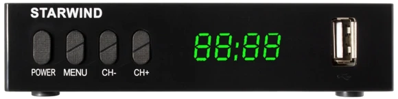 Ресивер DVB-T2 Starwind CT-220 черный Ресивер DVB-T2 Starwind CT-220 черный